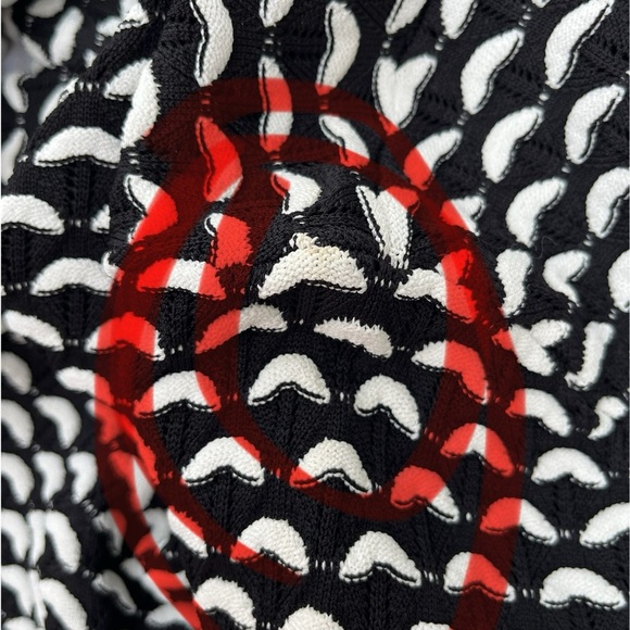 Karen Millen Geometric Black and White Cardigan - Picture 13 of 13